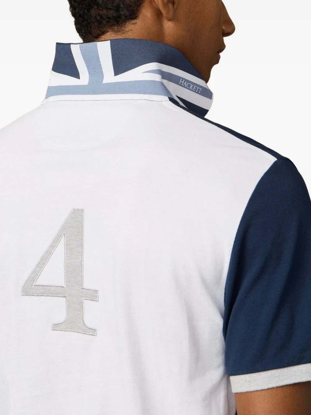 Hackett London Rowing Club poloshirt met korte mouwen Blauw