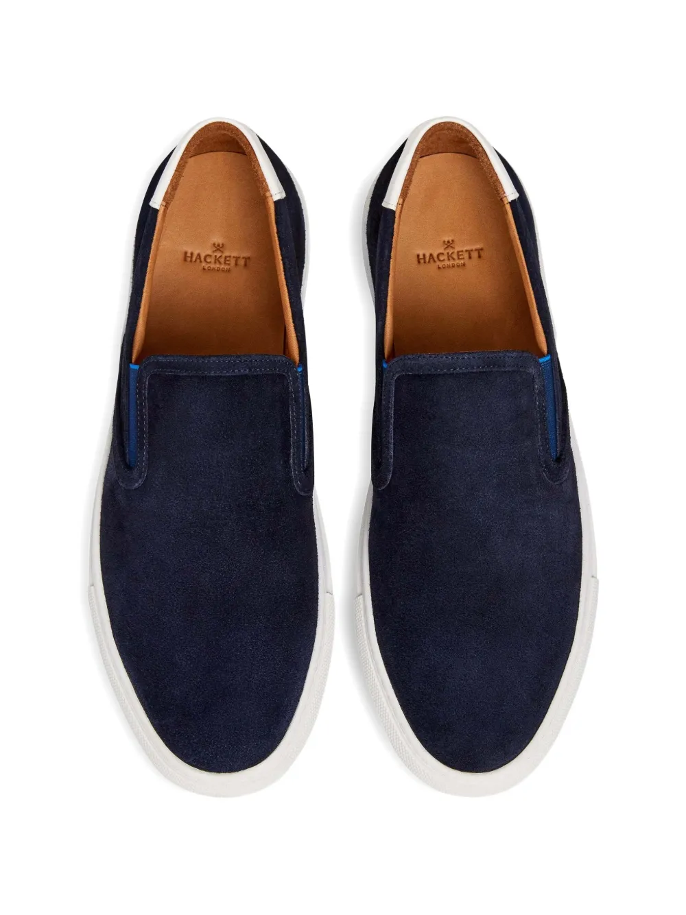Hackett London Idol slip-on sneakers Blauw