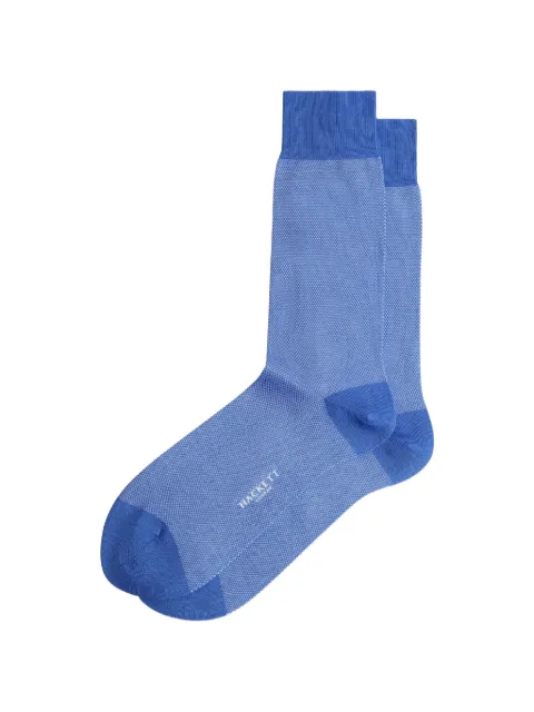 Hackett London jacquard birds-eye socks