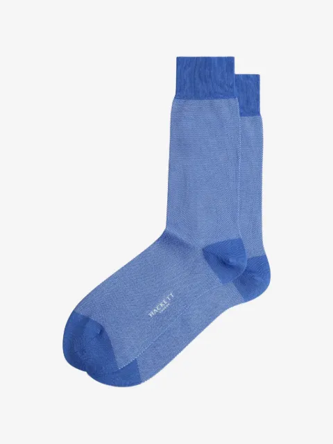 Hackett London jacquard birds-eye socks
