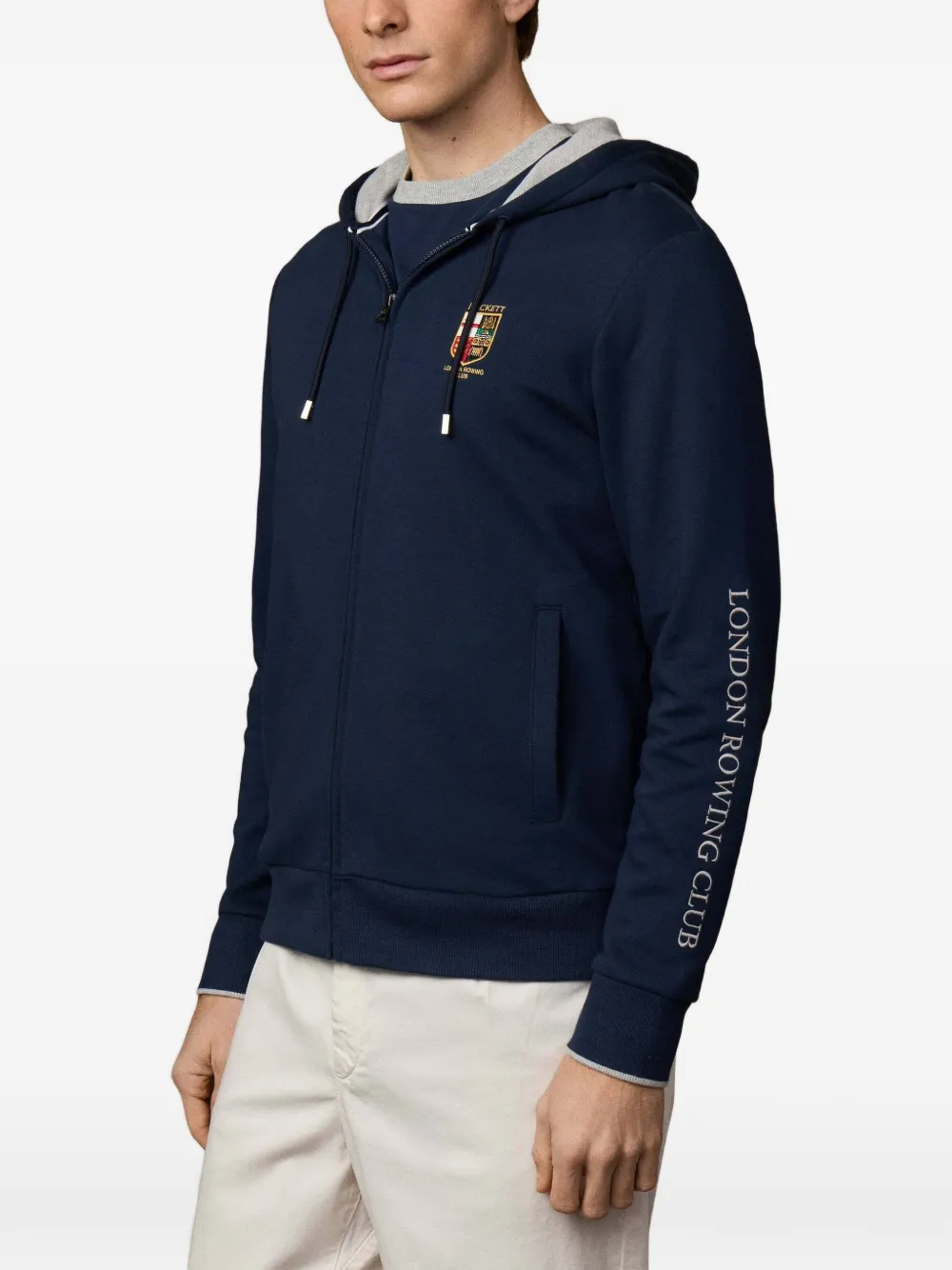 Hackett London Rowing Club hoodie Blauw