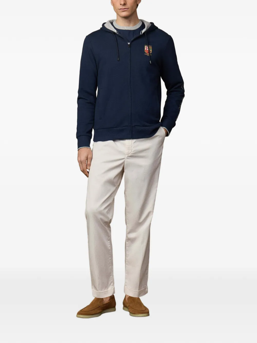 Hackett London Rowing Club hoodie Blauw
