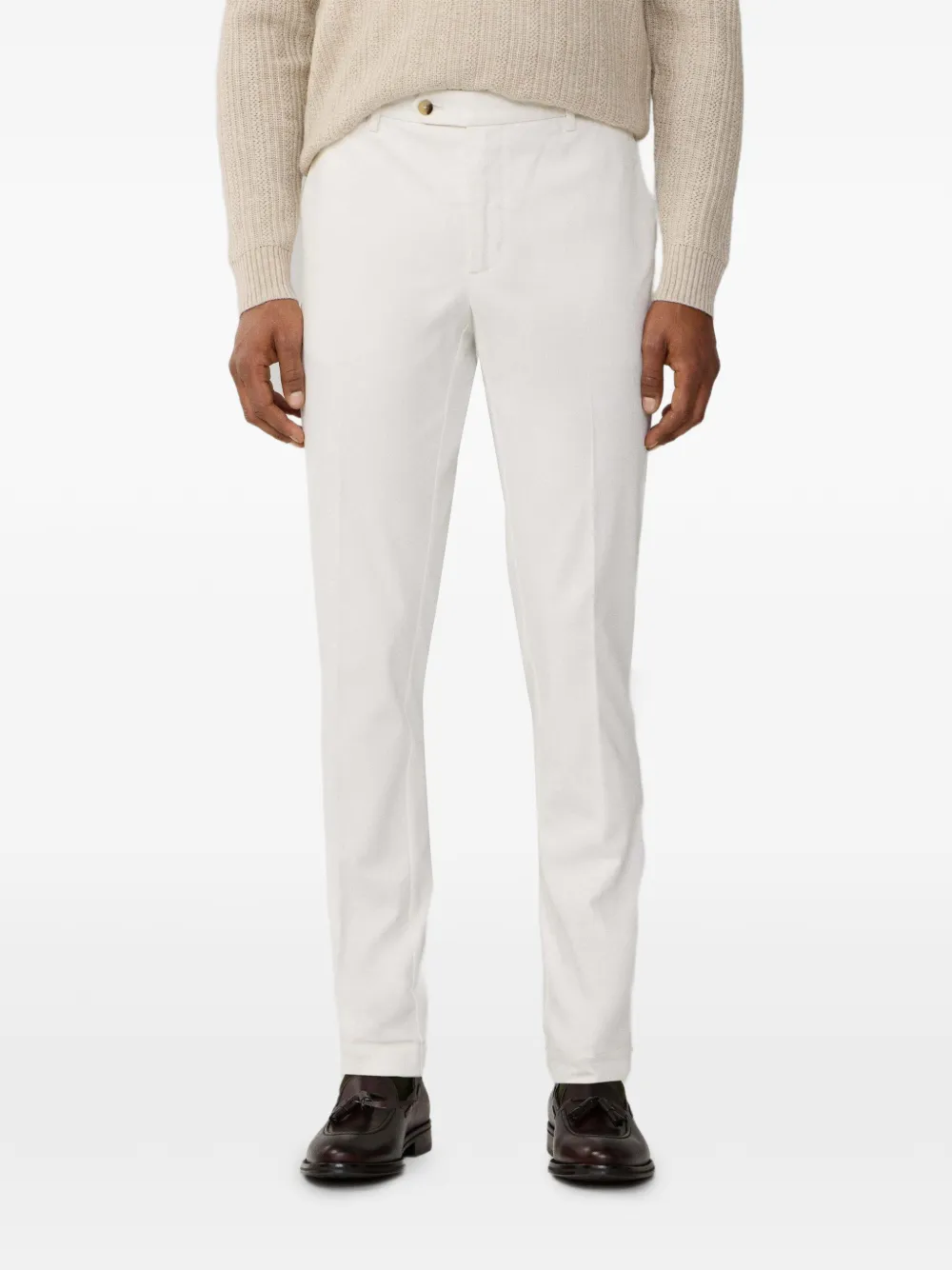 Hackett Kensington Slim-fit Trousers In White