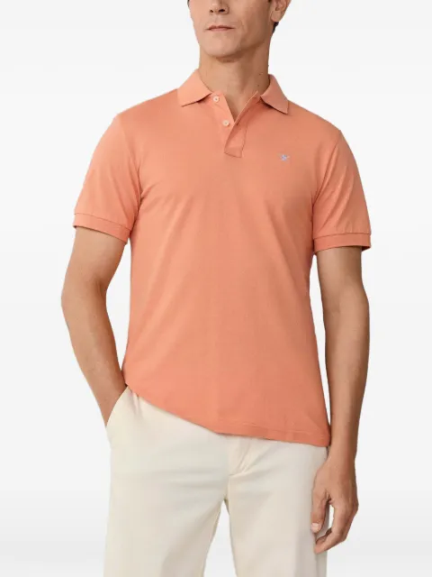 Hackett logo-embroidered polo shirt