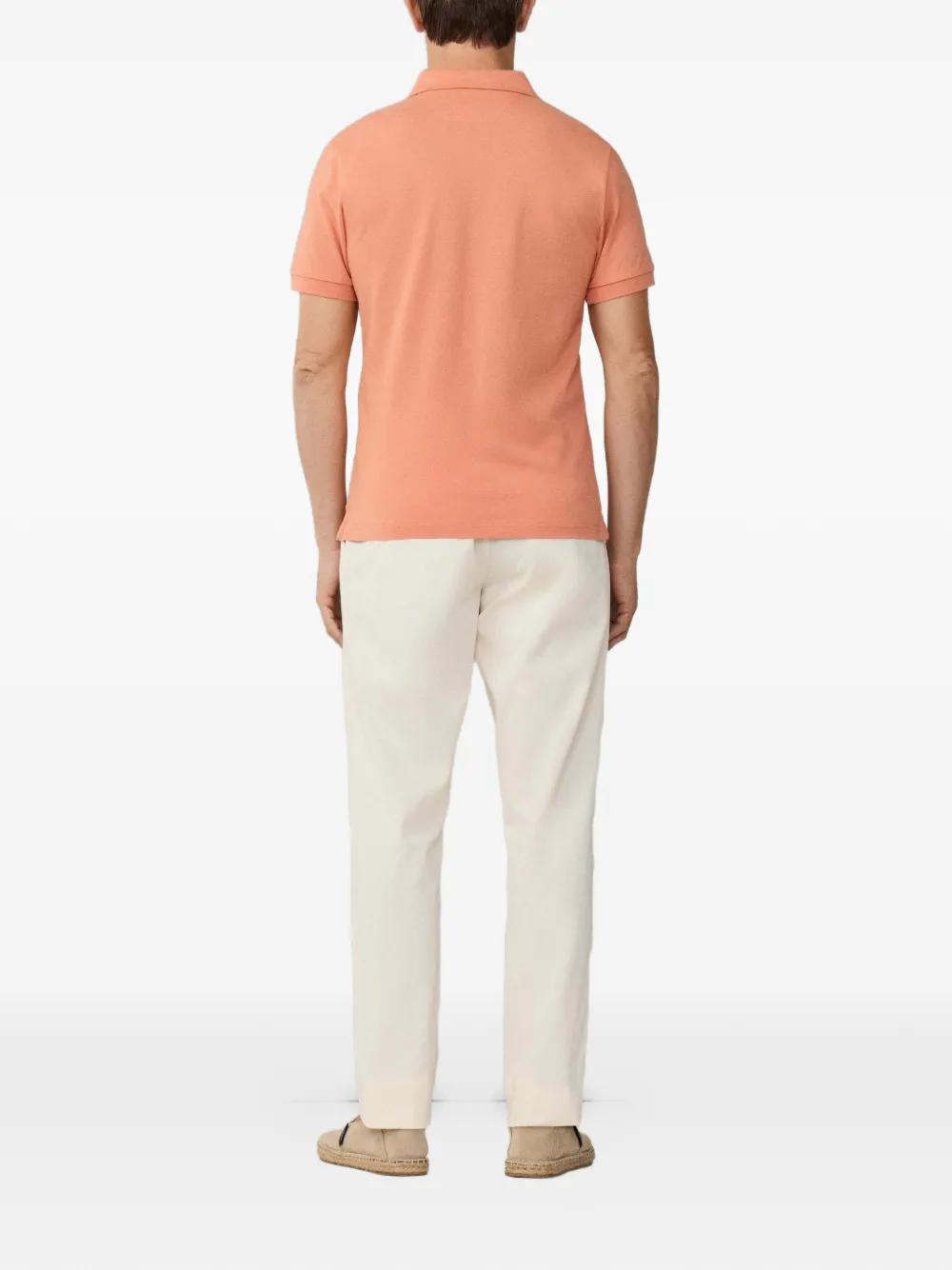 Hackett London Poloshirt met geborduurd logo Oranje