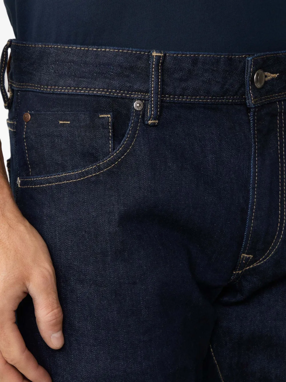 Hackett London Belt-loop Pocket Jeans In Blue