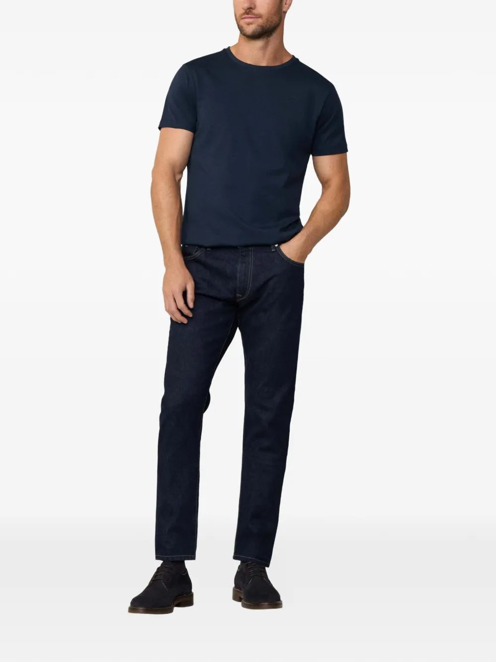 Hackett London Belt-loop Pocket Jeans In Blue