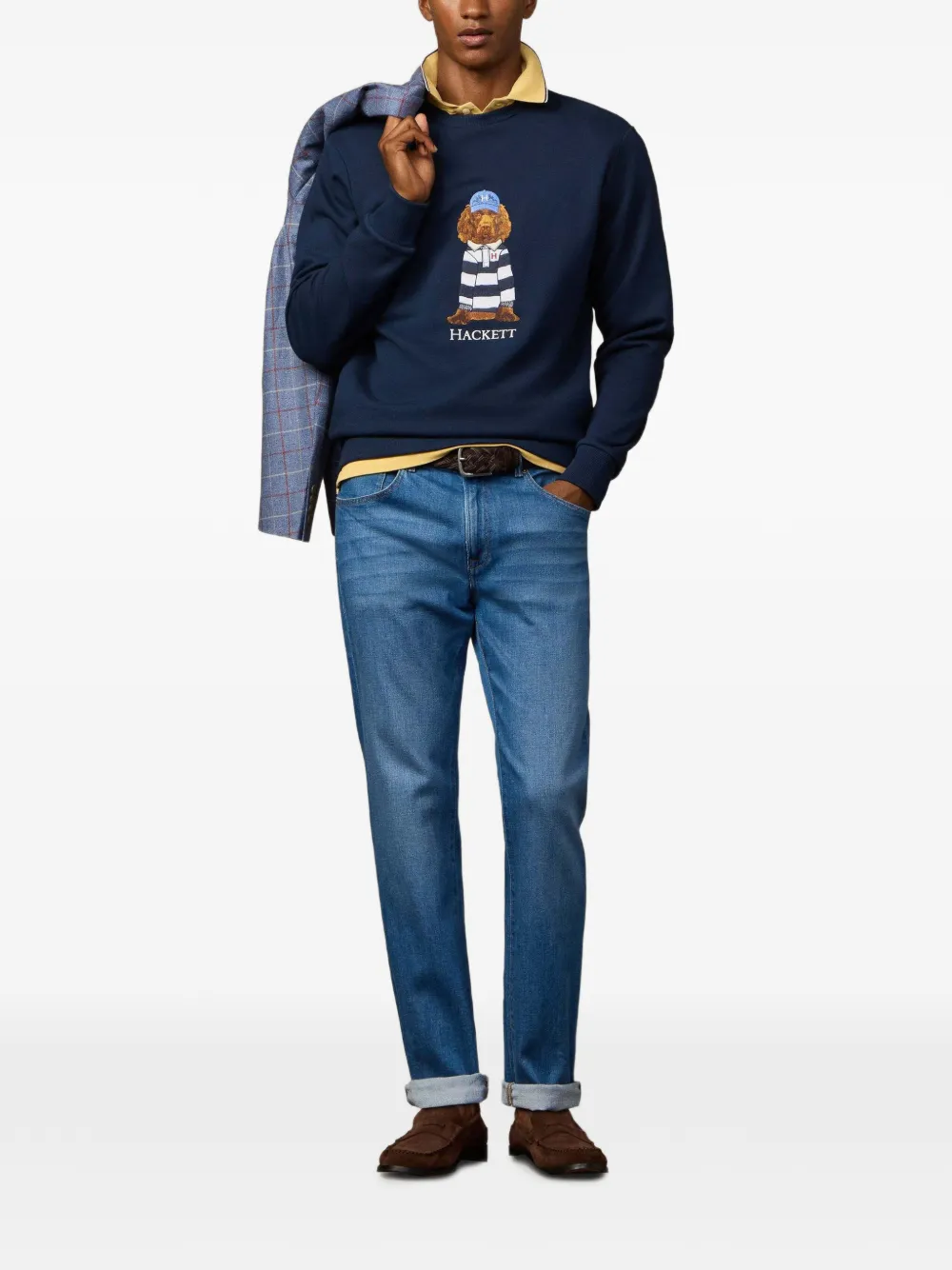 Hackett London Newburg klassieke jeans Blauw