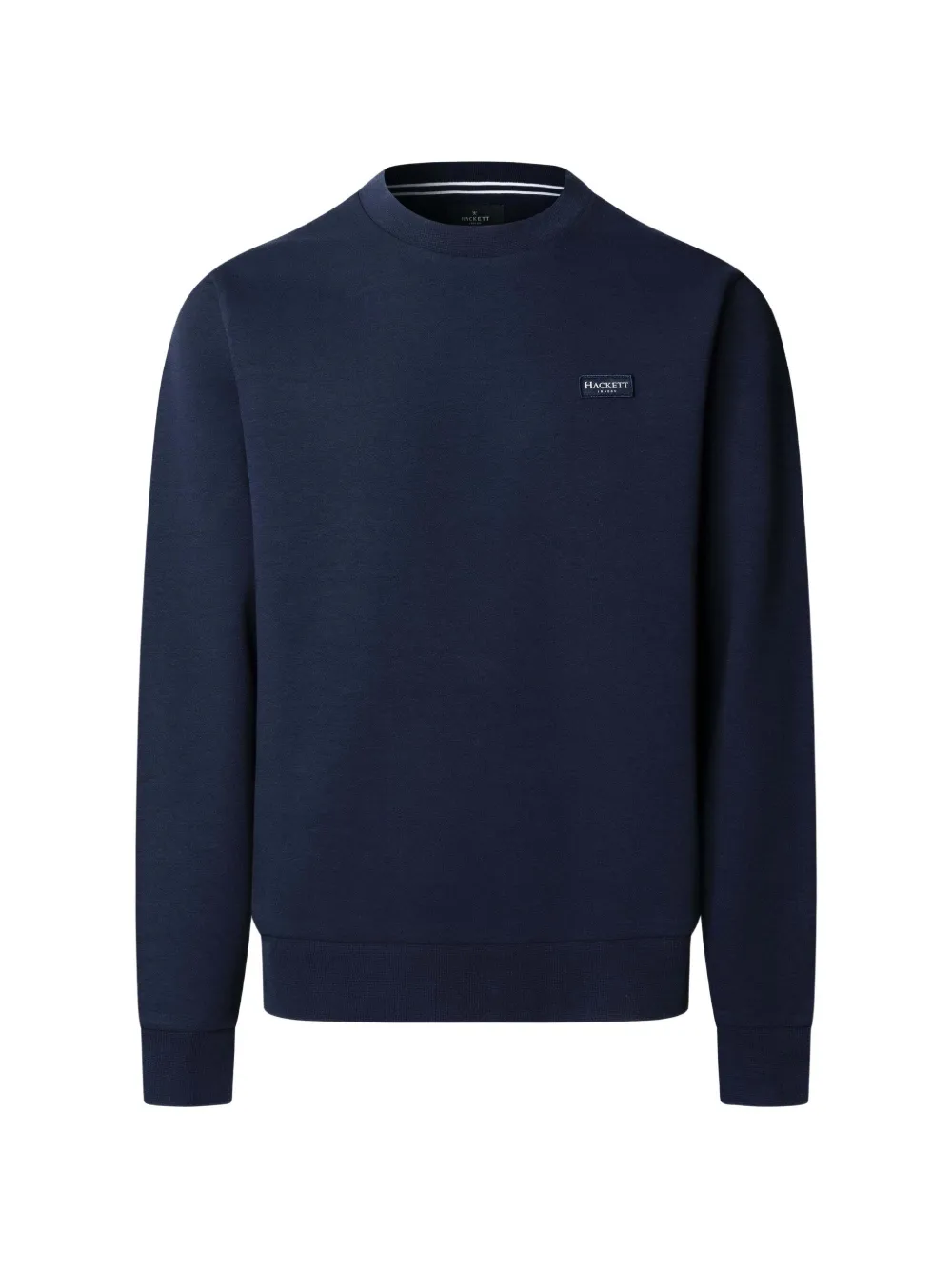 Hackett London Felpa girocollo con applicazione - Blu