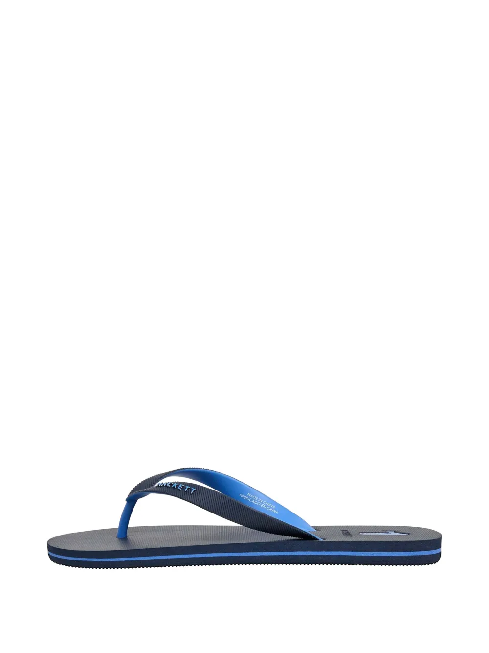 Hackett London Capri Flip-Flops mit Logo-Prägung - Blau