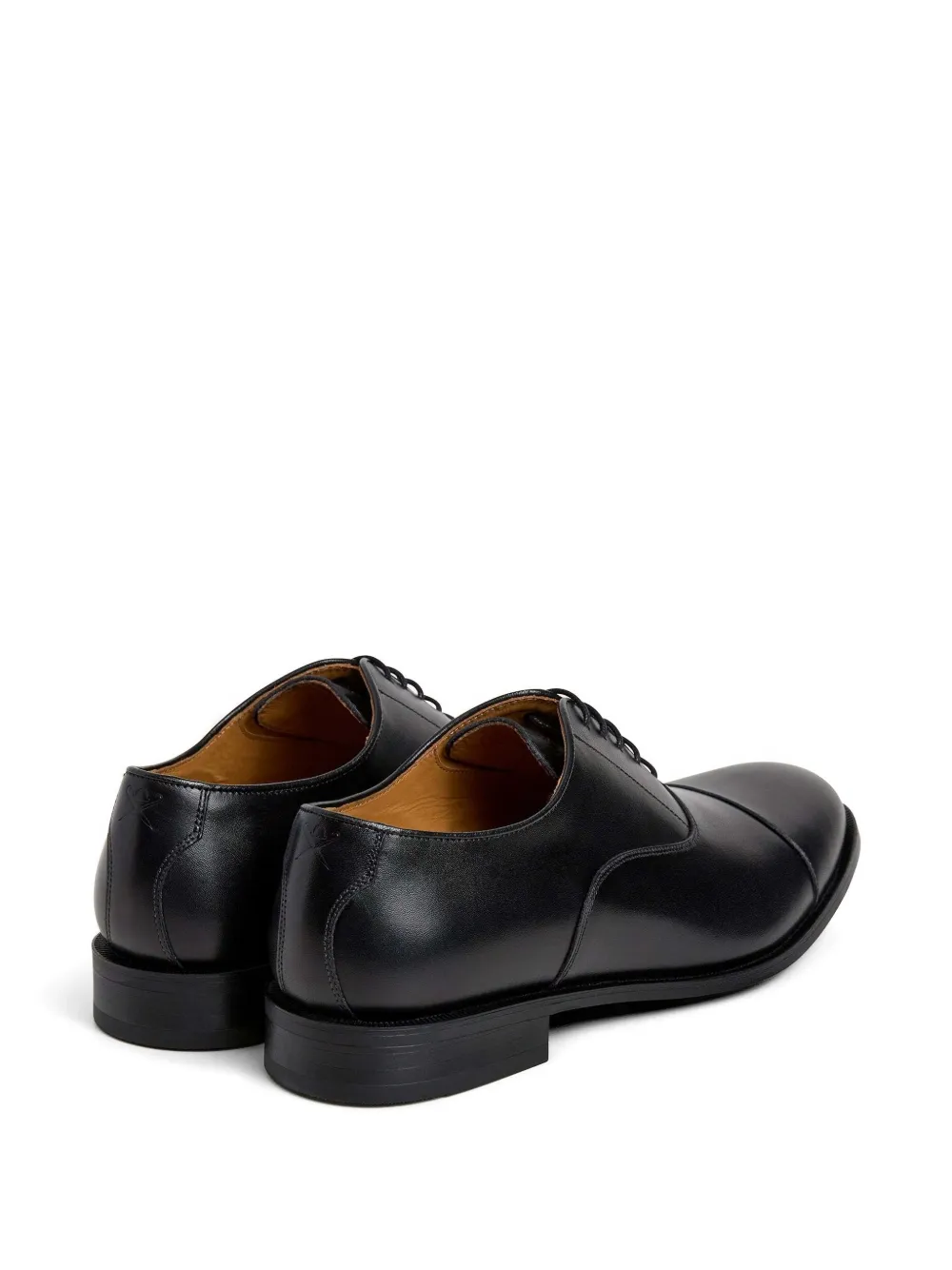 Hackett London Working leren Oxford schoenen Zwart