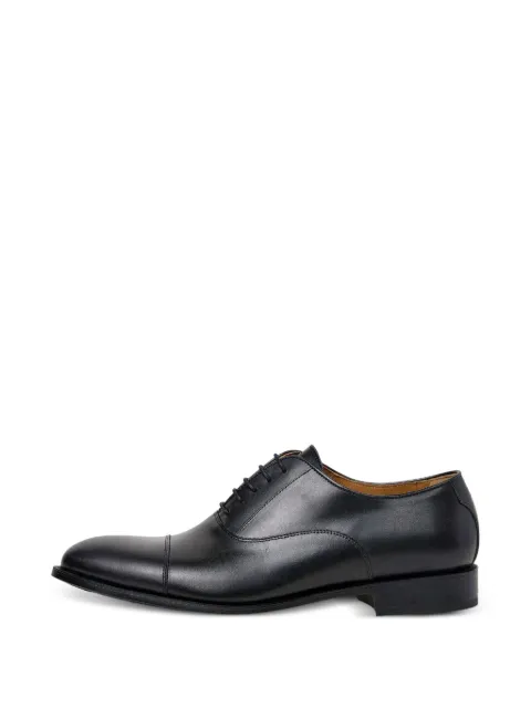Hackett London Working leather oxford shoes