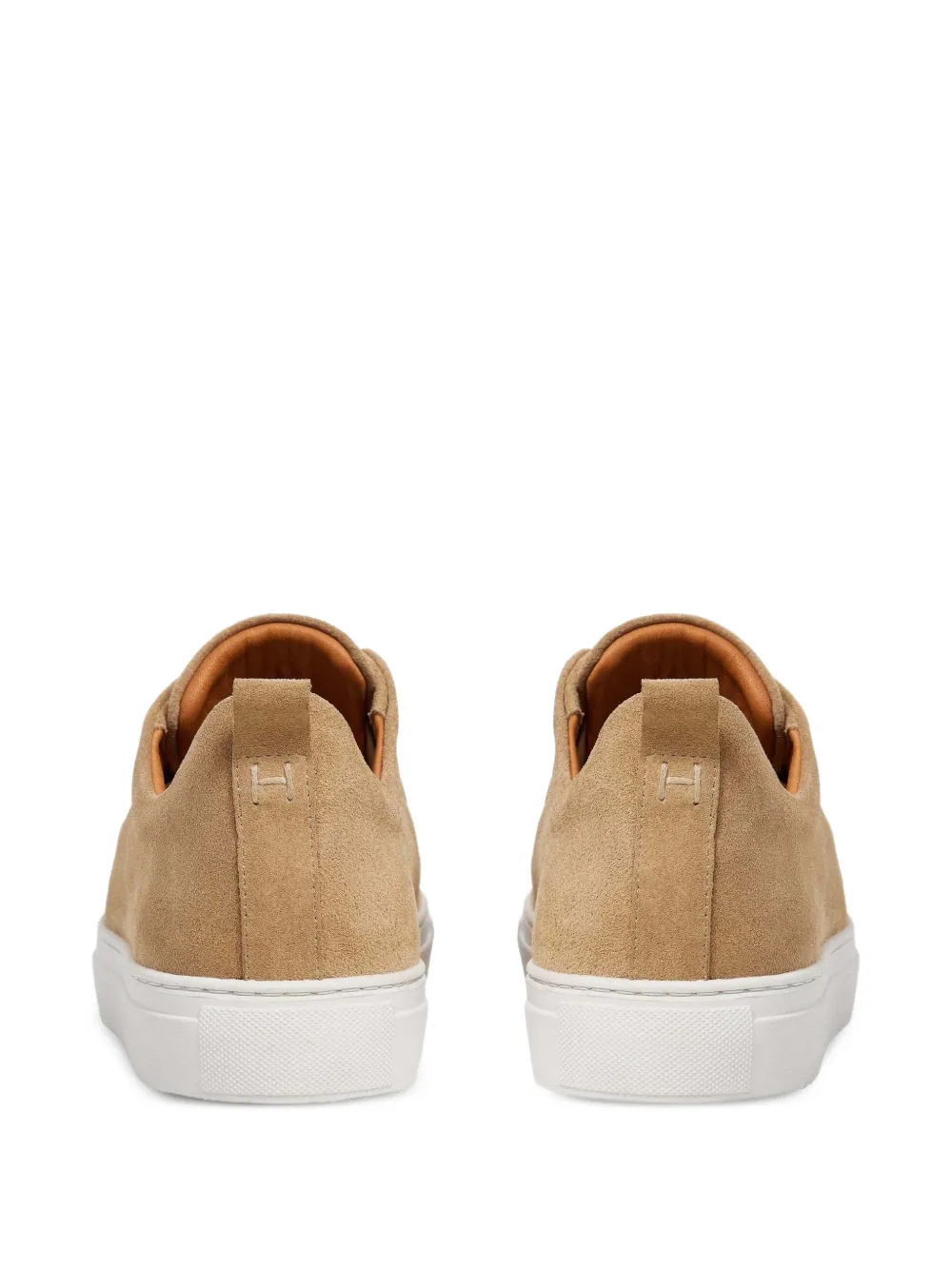 Hackett London Vision suède slip-on sneakers Beige
