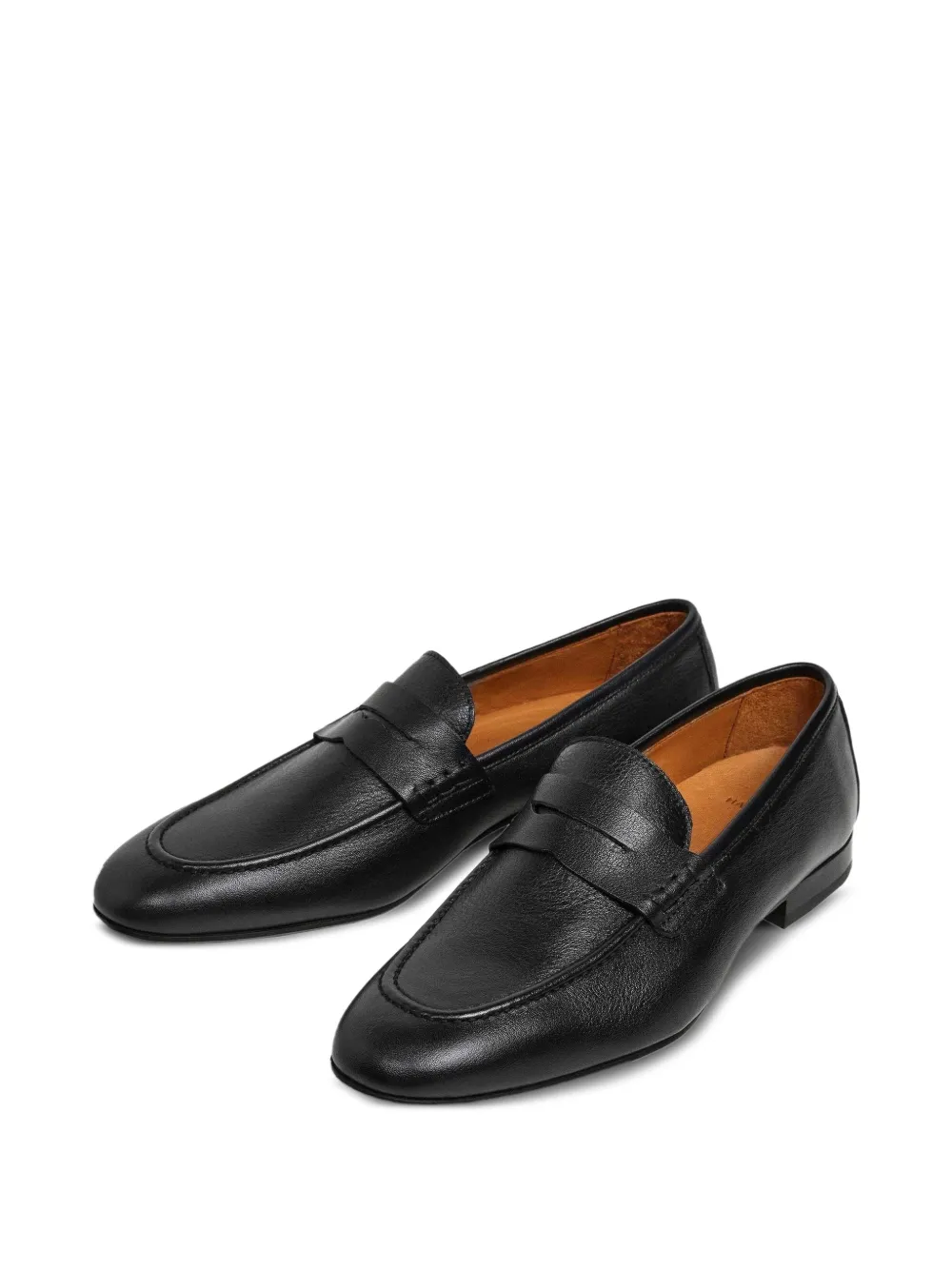 Hackett London Regal Saddle leren loafers Zwart