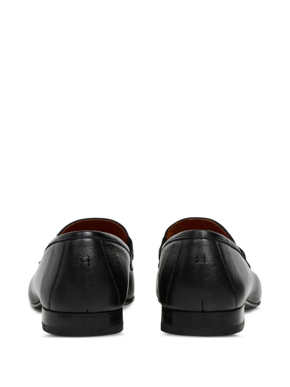 Hackett London Regal Saddle leren loafers Zwart
