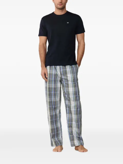 Hackett London check-print cotton pyjama set