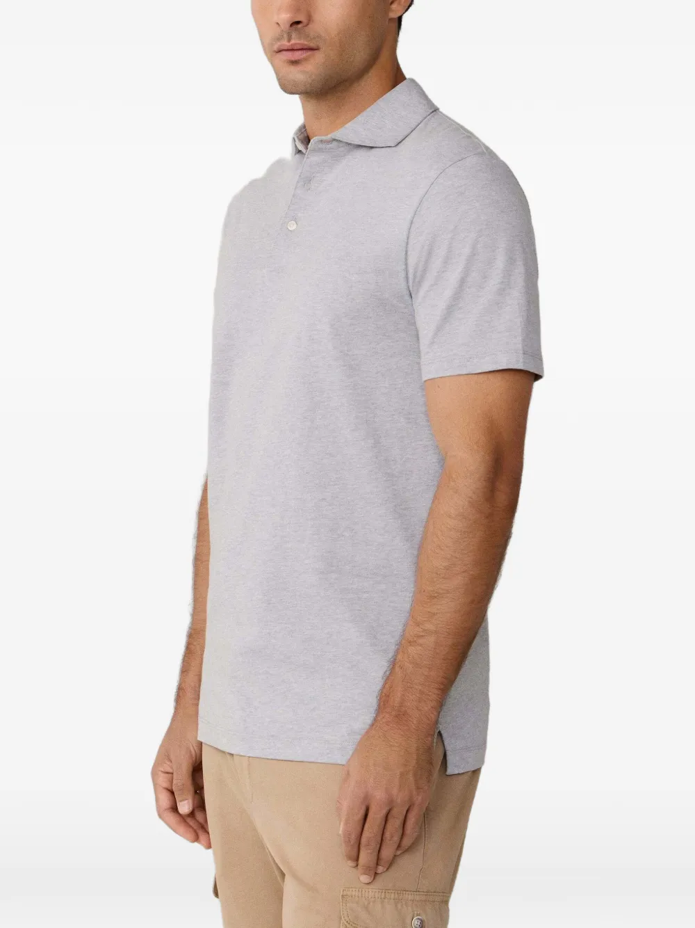Hackett London Poloshirt met korte mouwen Grijs
