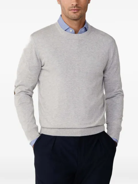 Hackett London suéter con detalle de parche