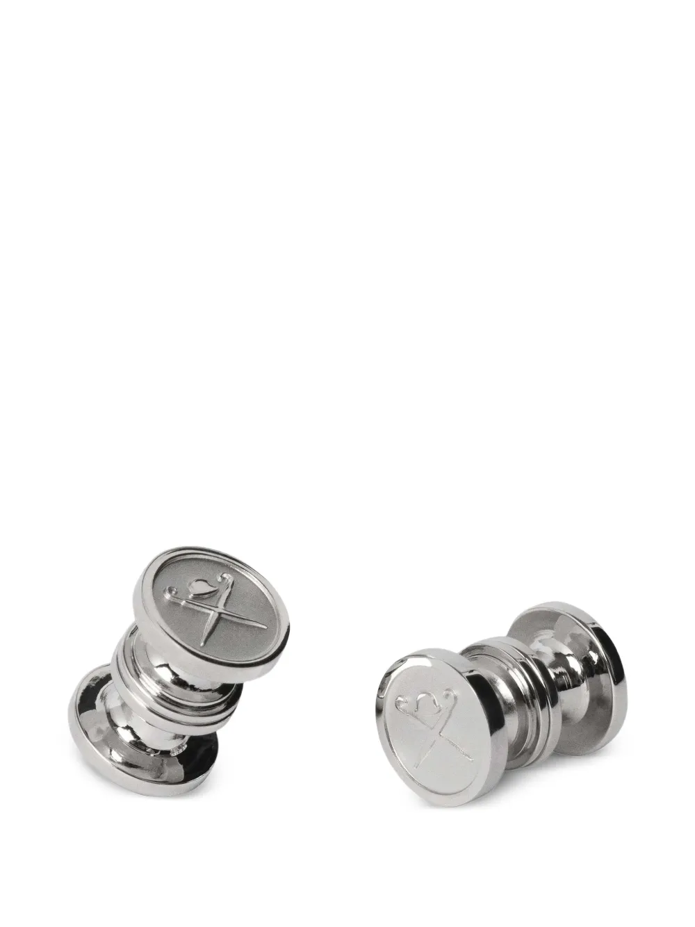 Hackett Bachelor Stud Cufflinks In Silver