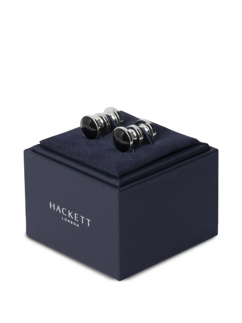 Hackett Bachelor Stud Cufflinks In Silver