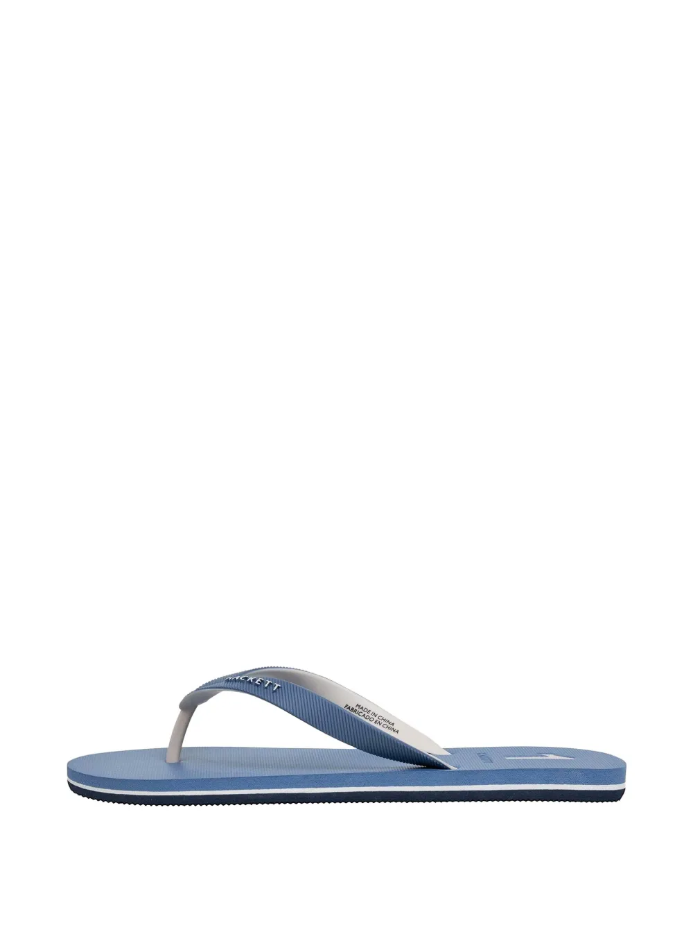 Hackett London Capri Numbers Flip-Flops mit Logo-Print - Blau