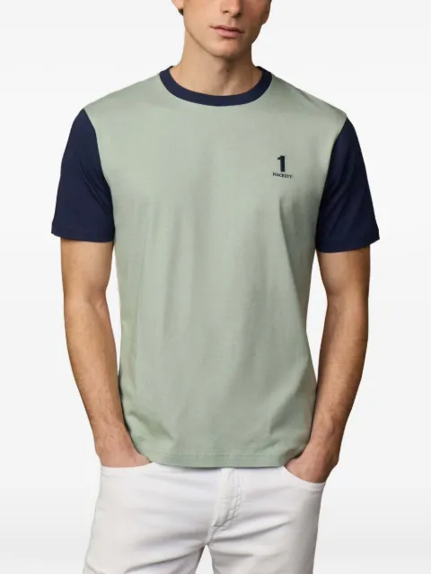Hackett London T-Shirt in Colour-Block-Optik