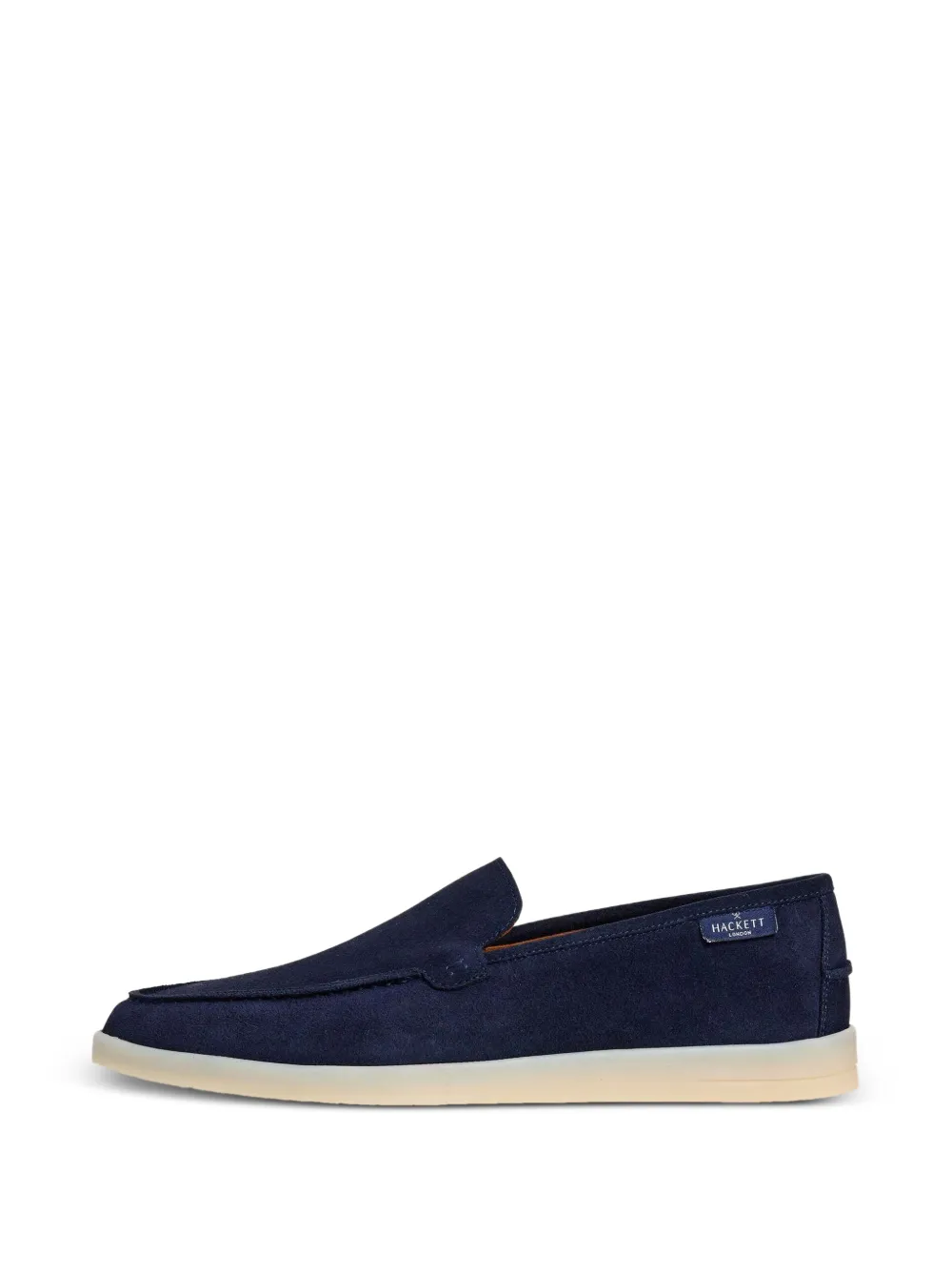 Hackett Martins Suede Loafers In Blue