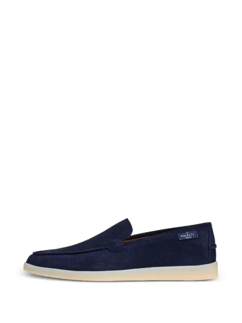 Hackett London Martins suede loafers