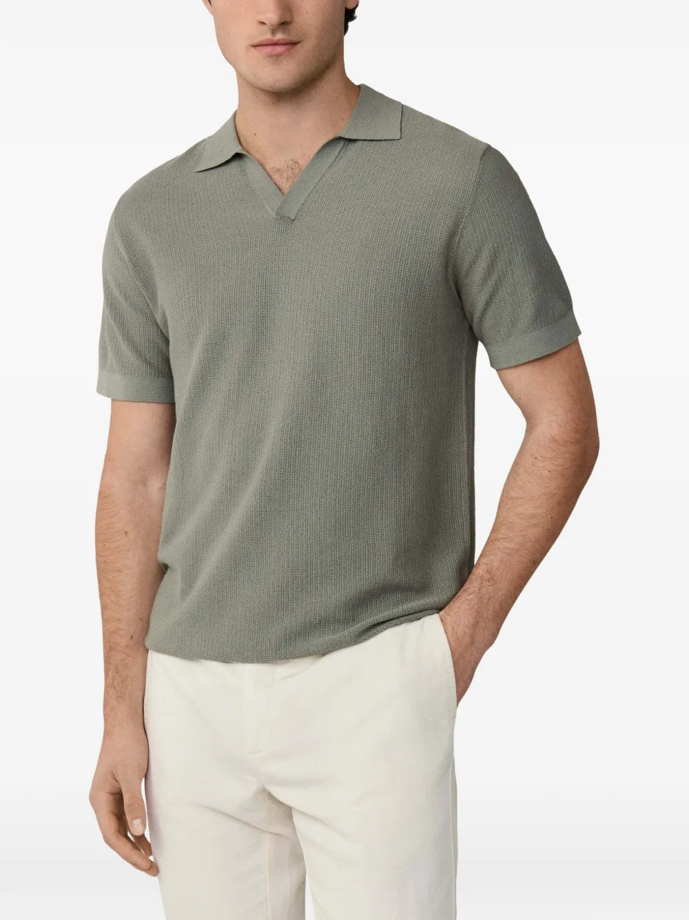 Hackett Riviera Milano-stitch T-shirt In Green