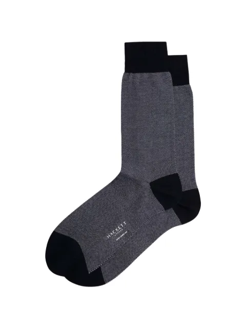 Hackett London jacquard birds-eye socks