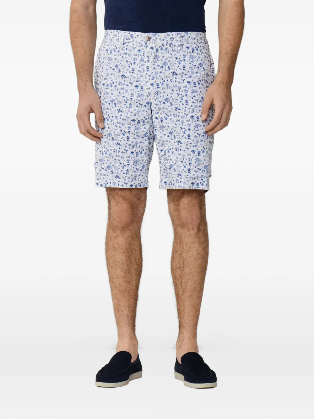 Hackett Sanderson Reversible Shorts In Blue