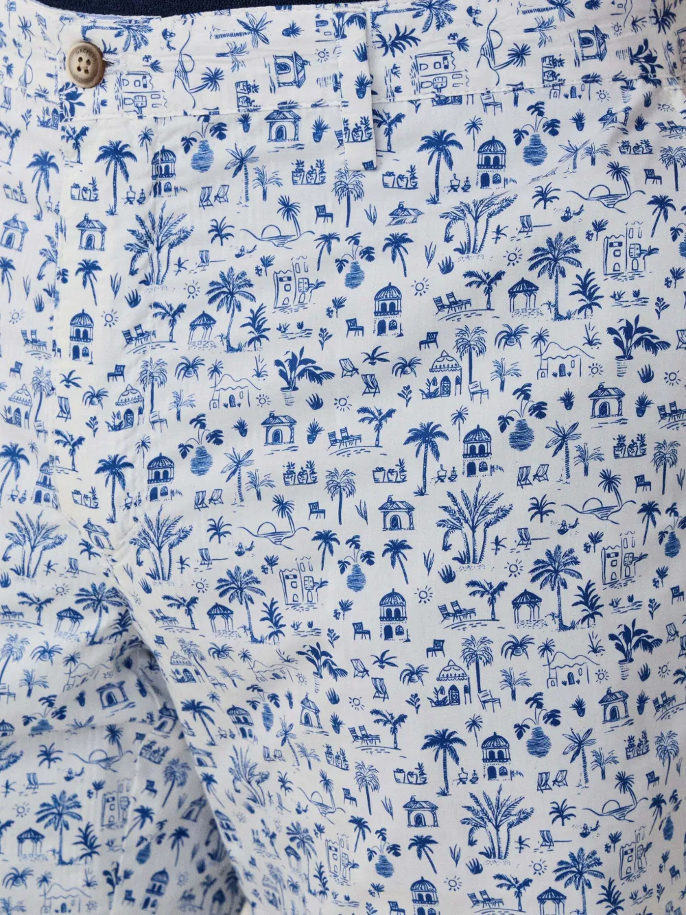 Hackett London Sanderson omkeerbare shorts Wit