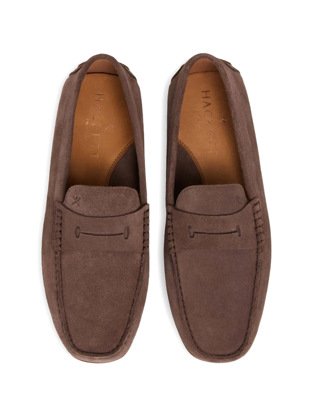 Hackett London Driver Saddle loafers Bruin