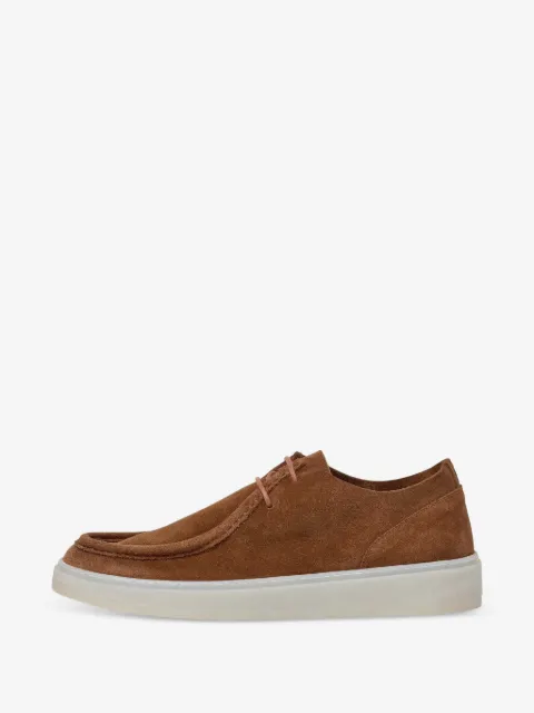 Hackett London lace-up suede boat shoes