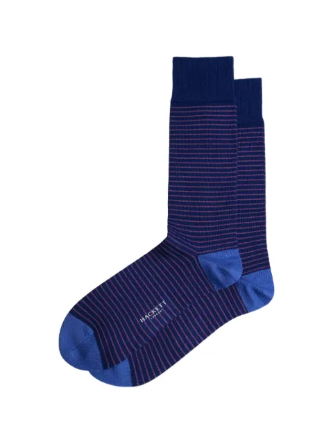 Hackett London jacquard-stripe socks