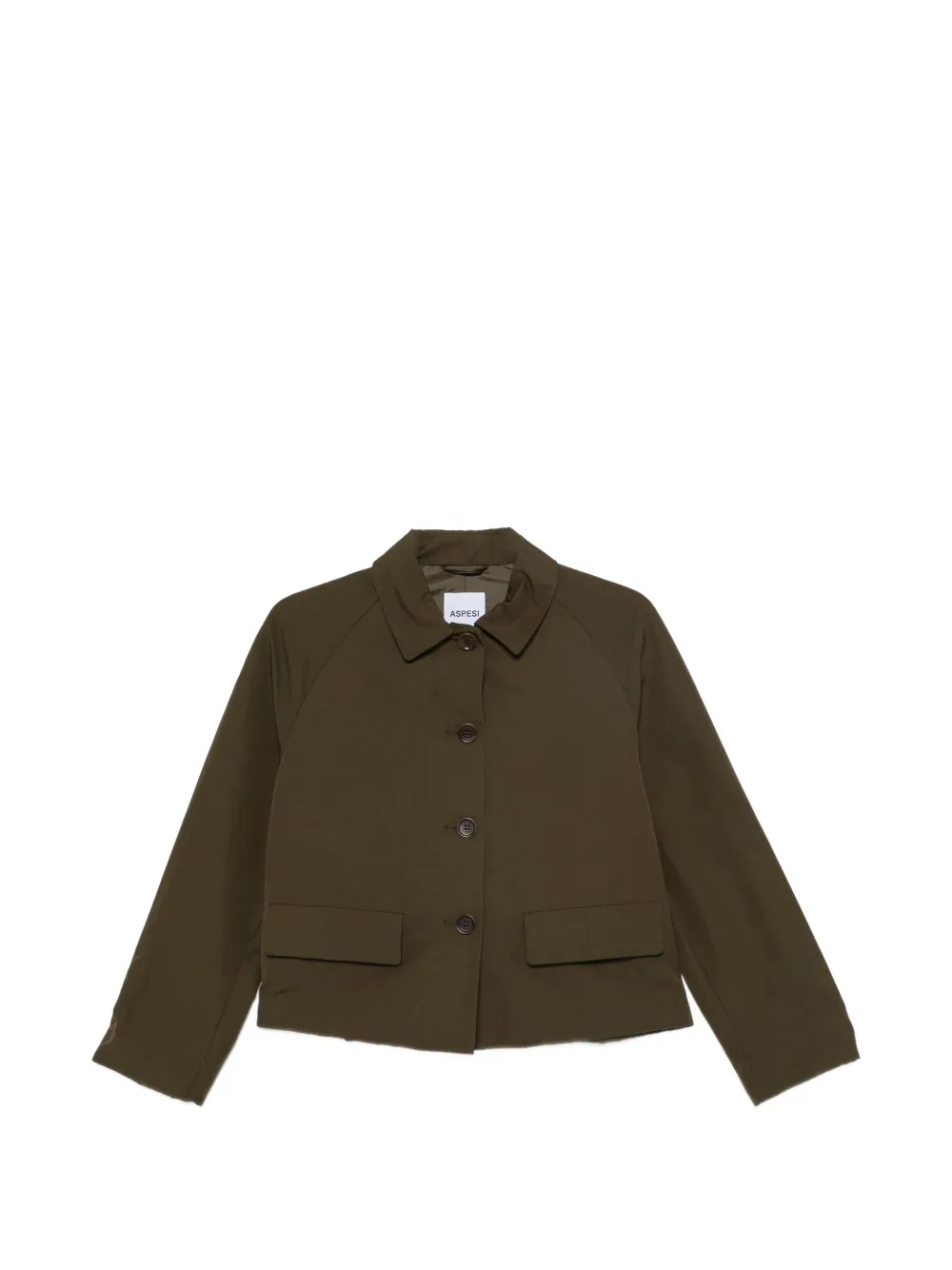 ASPESI long-sleeve button-fastening jacket - Verde