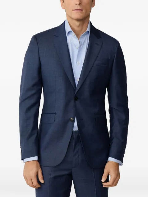 Hackett London sharkskin wool suit