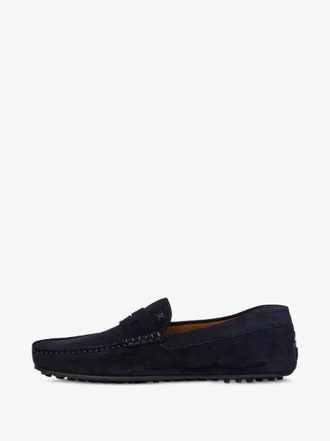 Hackett London Driver Saddle suede loafers
