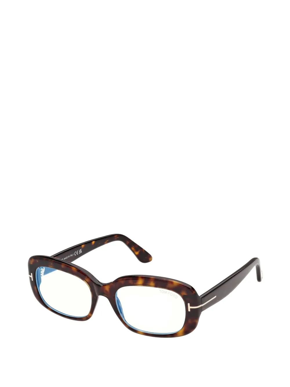 TOM FORD Eyewear Bril met schildpadschild-effect Bruin