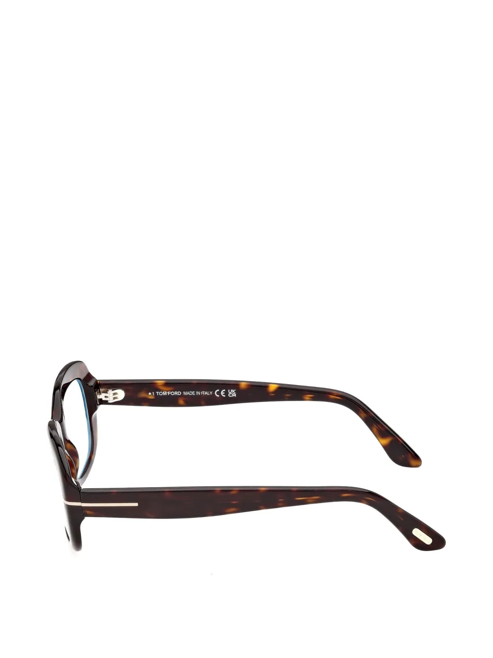 TOM FORD Eyewear Bril met schildpadschild-effect Bruin