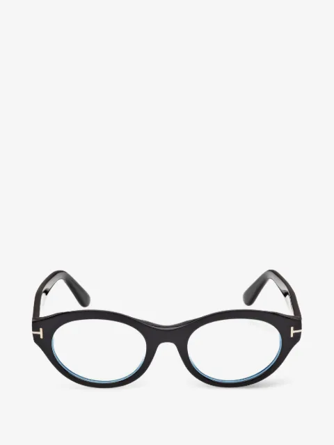 TOM FORD Eyewear T-logo round-frame glasses