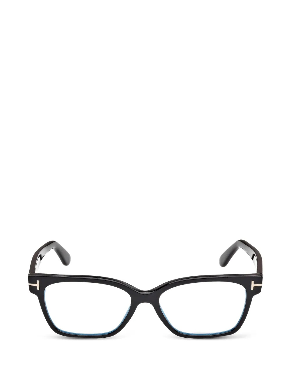 TOM FORD Eyewear T-line rectangle-frame glasses - Nero