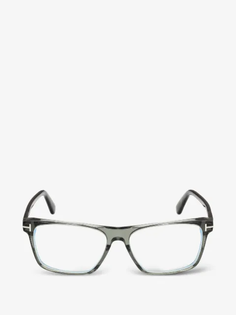 TOM FORD Eyewear T-logo rectangle-frame glasses