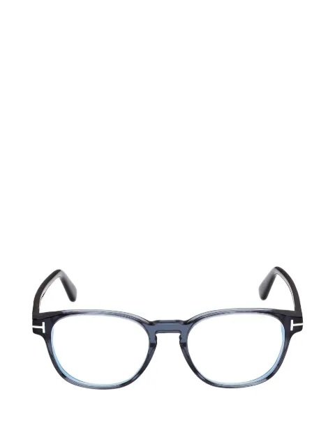 TOM FORD Eyewear T-logo round-frame glasses