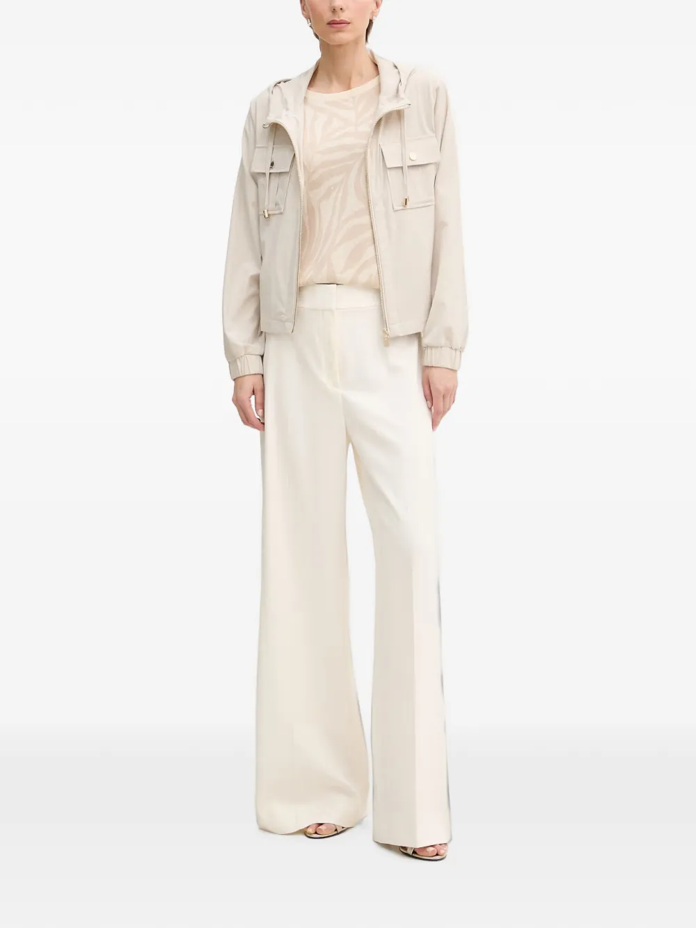 Joseph Ribkoff Jack met capuchon Beige