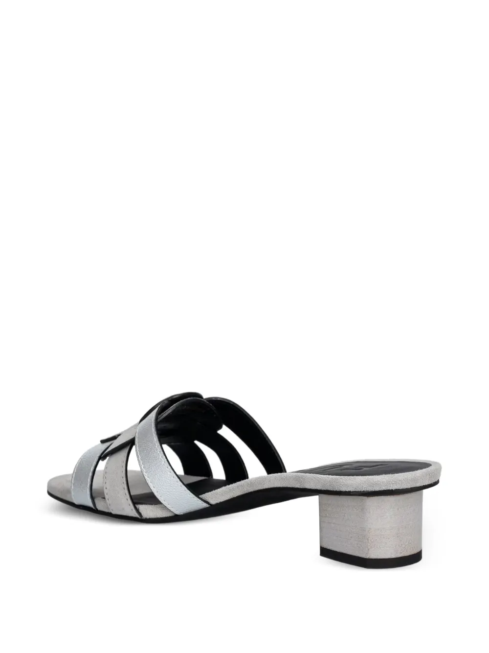 Furla logo-detailed sandals Grijs