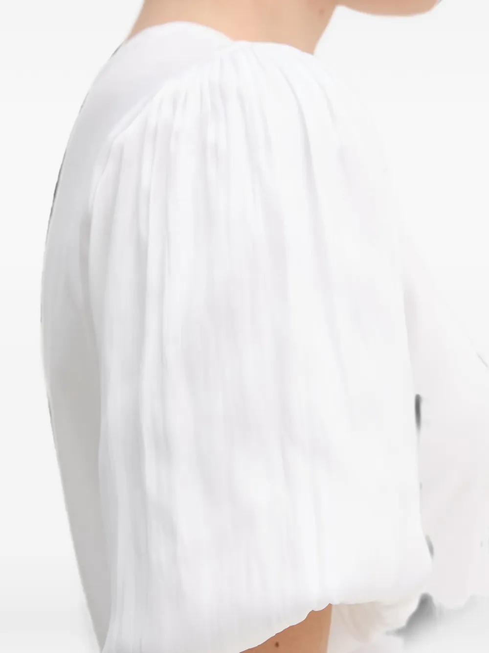 DKNY T-shirt met pofmouwen Wit