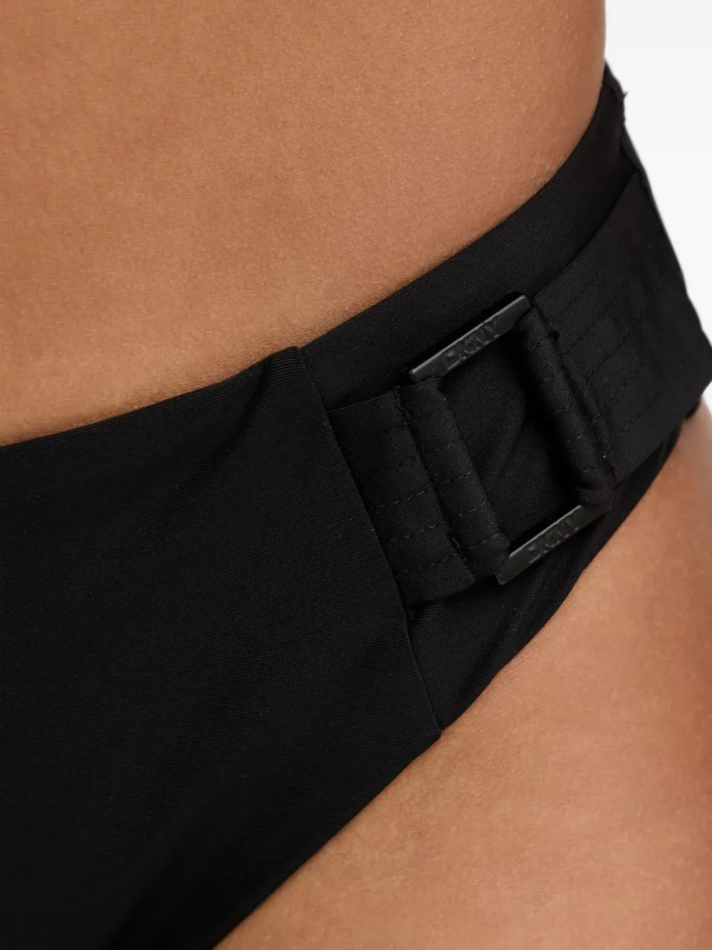 DKNY buckle-detail underwired bikini set Zwart