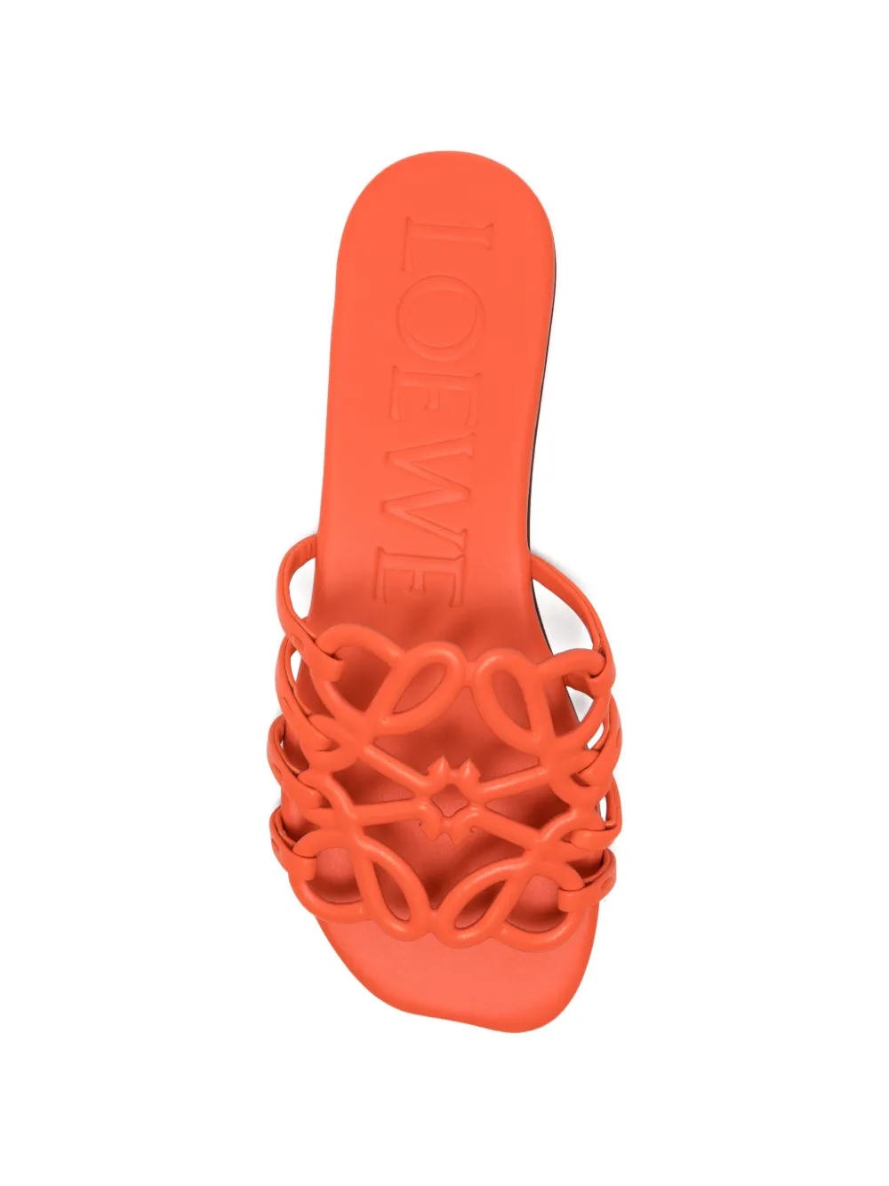 LOEWE Leren sandalen Oranje