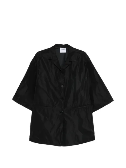 ASPESI button-fastening short-sleeve coat